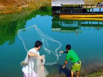 Learning the local technic to fish