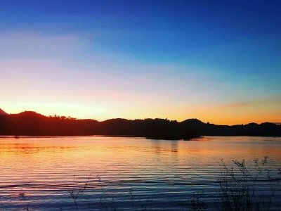 Sunset at Perfect Journey in Vang Vieng